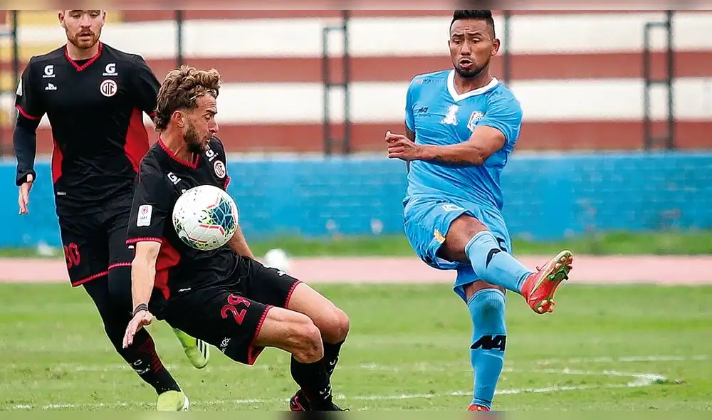 Se la juegan con todo. Foto: Liga 1 Se la juegan con todo. Foto: Liga 1