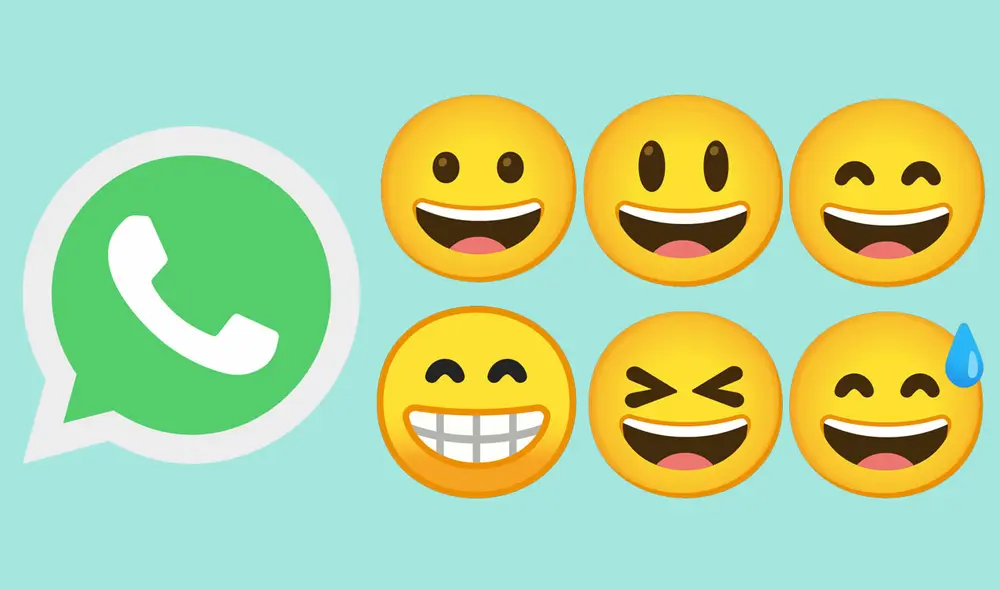 Los 6 emojis de carita sonriente de WhatsApp están disponibles en iOS y Android. Foto: composición LR