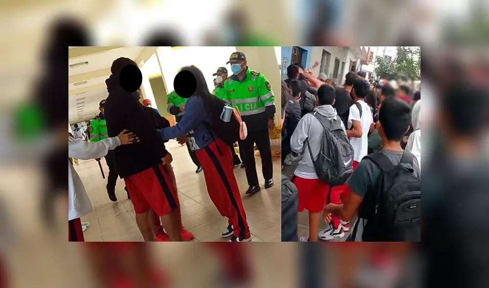 El hecho ocurrió a la hora de la salida escolar. Foto: La República