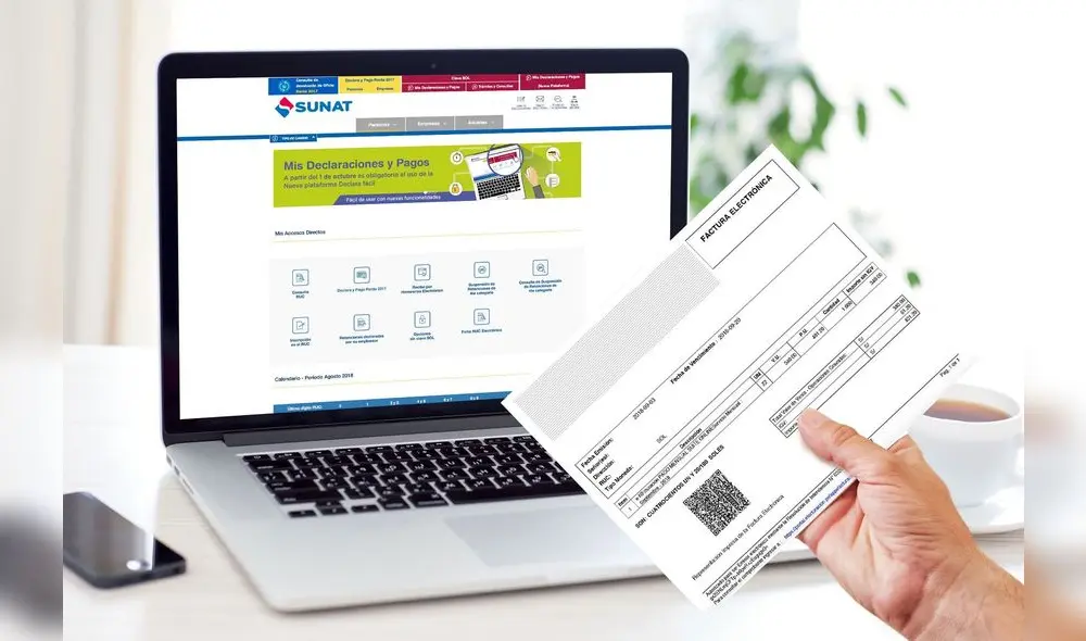 Hasta abril de este años se registraron un total de 607.148 emisores electrónicos de comprobantes de pago. Foto: Andina.