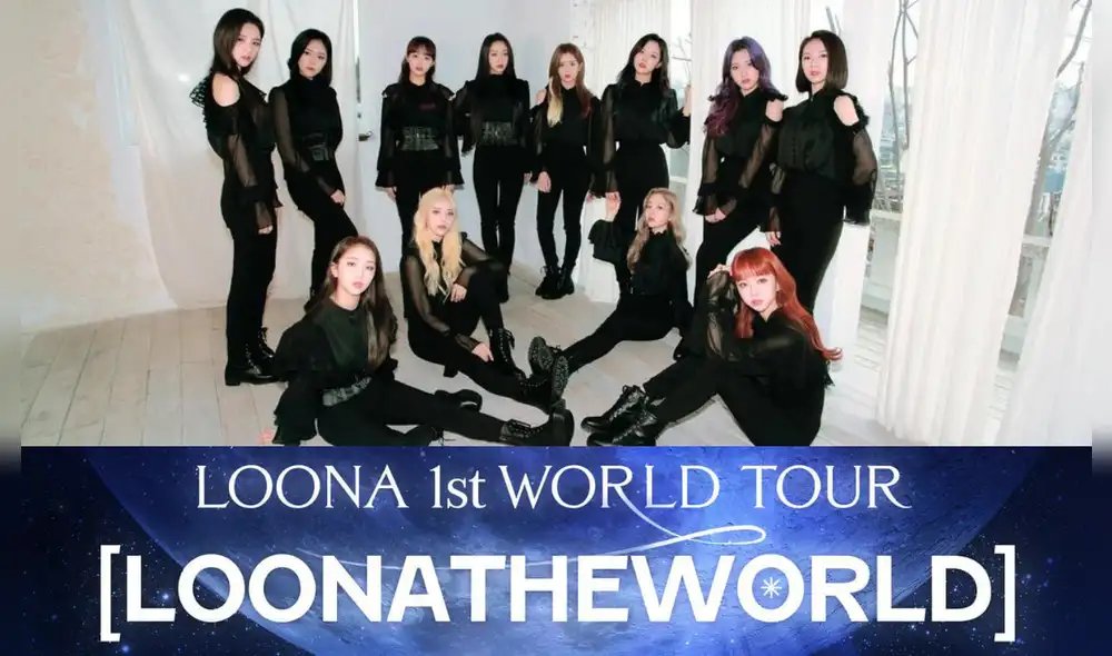 El grupo de k-pop de LOONA volverá a los escenarios con gira mundial. Foto composición: BlockBerry Creative.