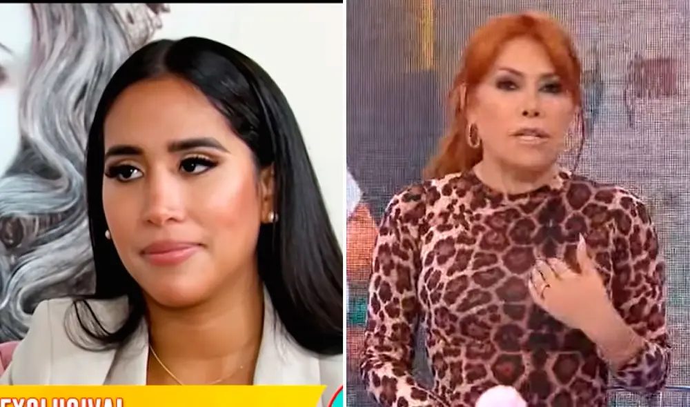 Melissa Paredes corrigió su error al compartir carta notarial a Magaly Medina. Foto: composición captura América TV, ATV. Melissa Paredes corrigió su error al compartir carta notarial a Magaly Medina. Foto: composición captura América TV, ATV.