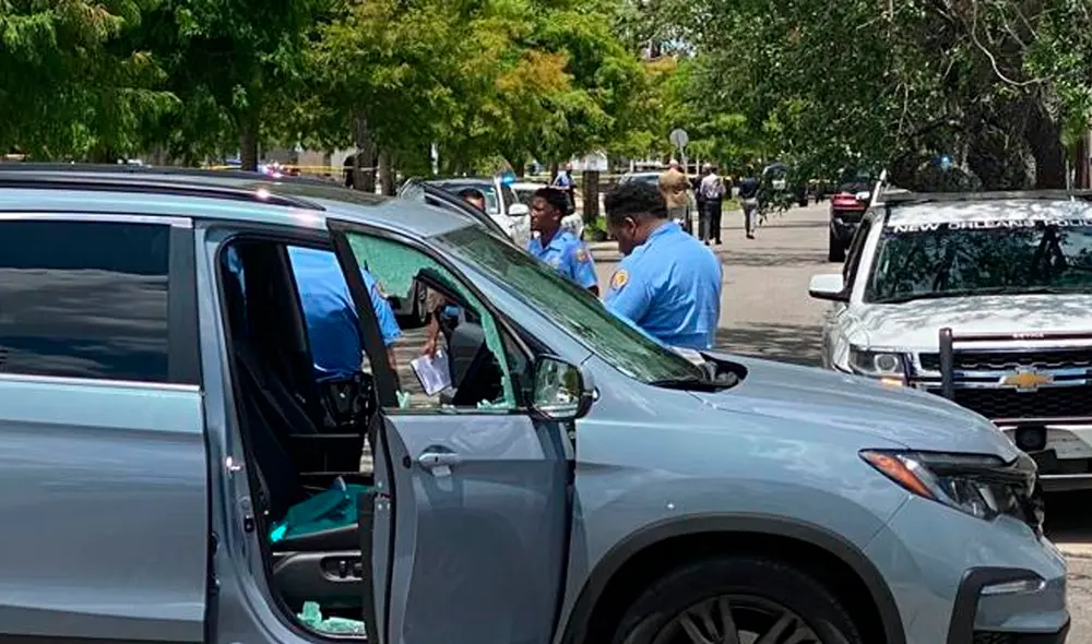 Oficiales del Departamento de Policía de Nueva Orleans. Foto: Max Becherer