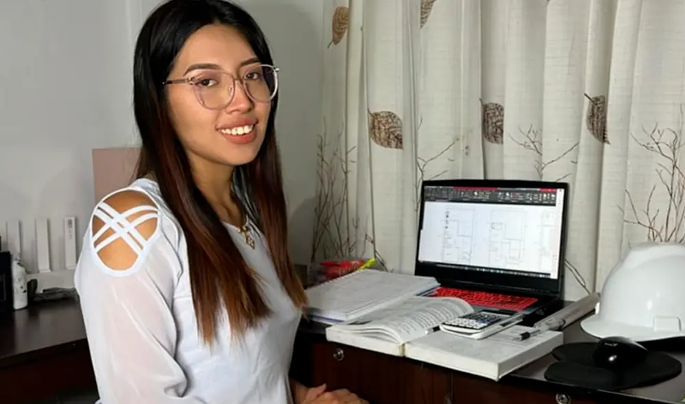 Sarahi, su madre y hermanitos atravesaron muchas carencias en Ilo. Foto: Beca 18/ Pronabec