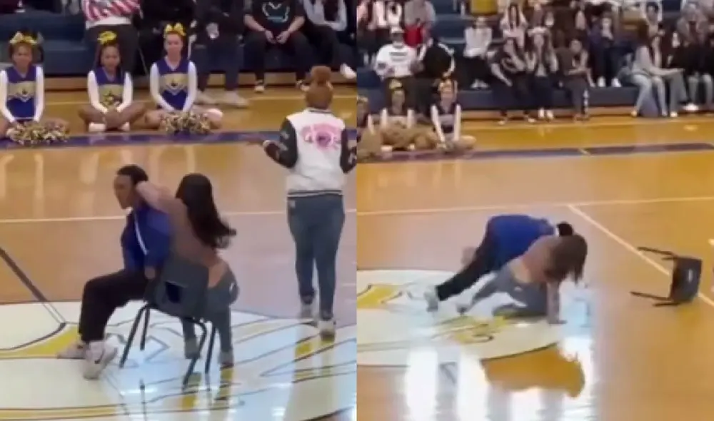 Los jóvenes sorprendieron en la competencia al no darse por vencidos hasta el final. Foto: captura de TikTok Los jóvenes sorprendieron en la competencia al no darse por vencidos hasta el final. Foto: captura de TikTok