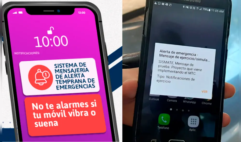 Sismate funcionó durante el simulacro nacional este 31 de mayo. Foto: MTC