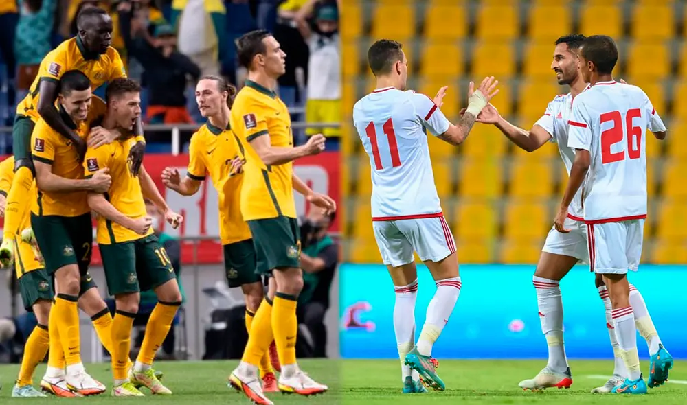 Australia vs. Emiratos Árabes Unidos: conoce todo sobre el choque por eliminatorias a Qatar 2022. Foto: composición GLR/Selección australiana/Selección emiratí