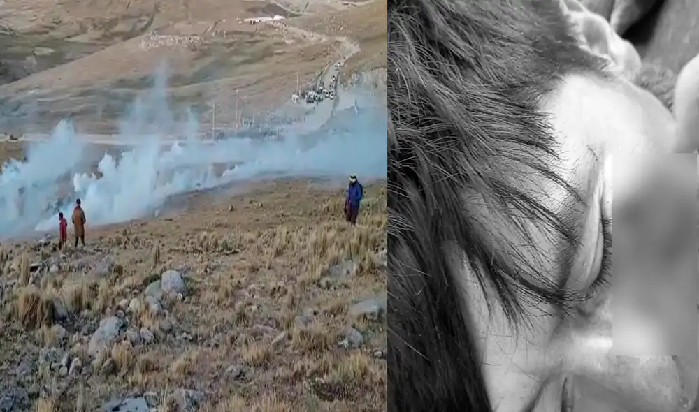 Comuneros tomaron posesión de 132 hectáreas del tajo Chalcobamba hace casi 2 meses. Foto: Alexander Anglas/ composición LR