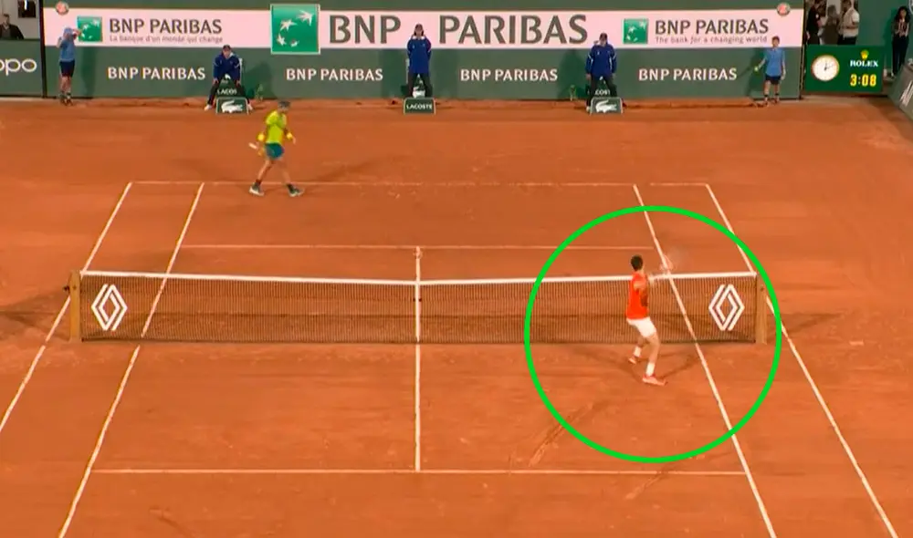 Novak Djokovic perdió ante Rafael Nadal en Roland Garros. Foto: captura de ESPN 2