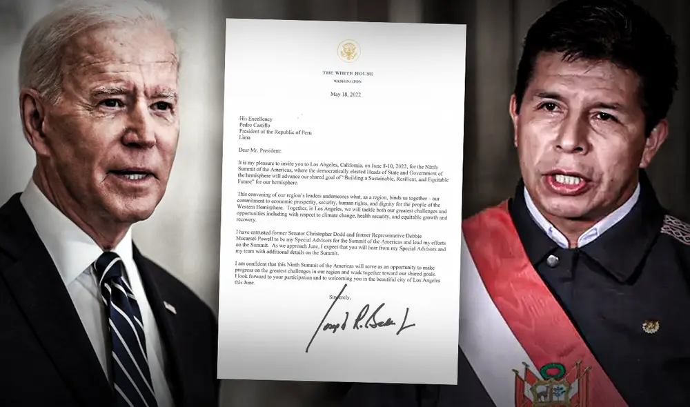 Joe Biden remitió una invitación al presidente Pedro Castillo. Foto: composición de Jazmín Ceras/ La República Joe Biden remitió una invitación al presidente Pedro Castillo. Foto: composición de Jazmín Ceras/ La República