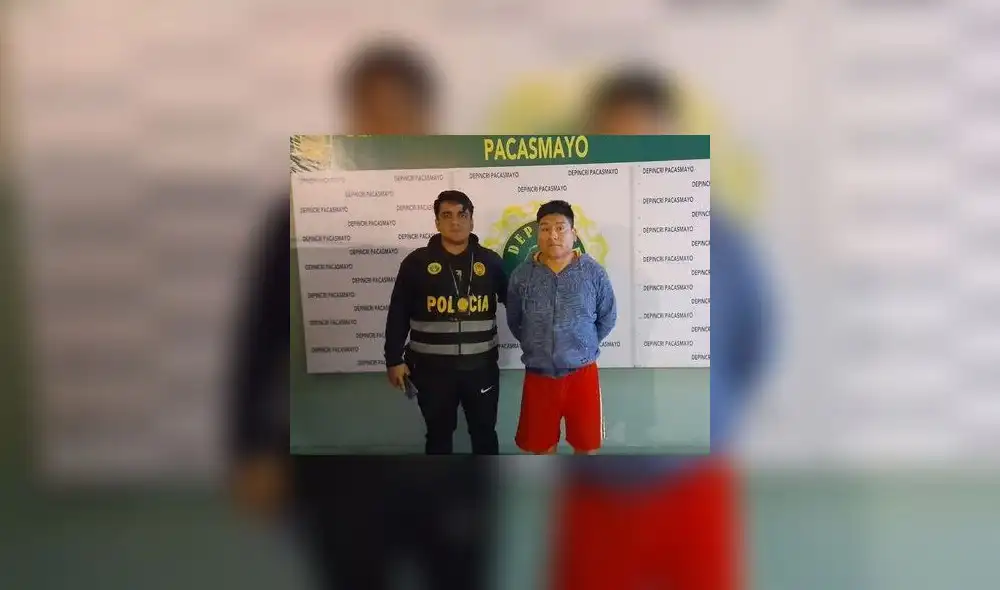 Se conoció que el intervenido registra una requisitoria por el delito de tenencia de material peligroso. Foto: PNP Se conoció que el intervenido registra una requisitoria por el delito de tenencia de material peligroso. Foto: PNP