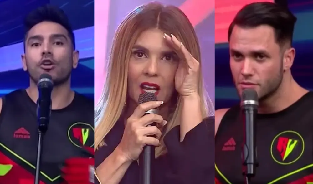 Johanna San Miguel, Rafael Cardoso y Fabio Agostini vuelven a protagonizar una discusión en "EEG". Foto: composición/ América TV Johanna San Miguel, Rafael Cardoso y Fabio Agostini vuelven a protagonizar una discusión en "EEG". Foto: composición/ América TV