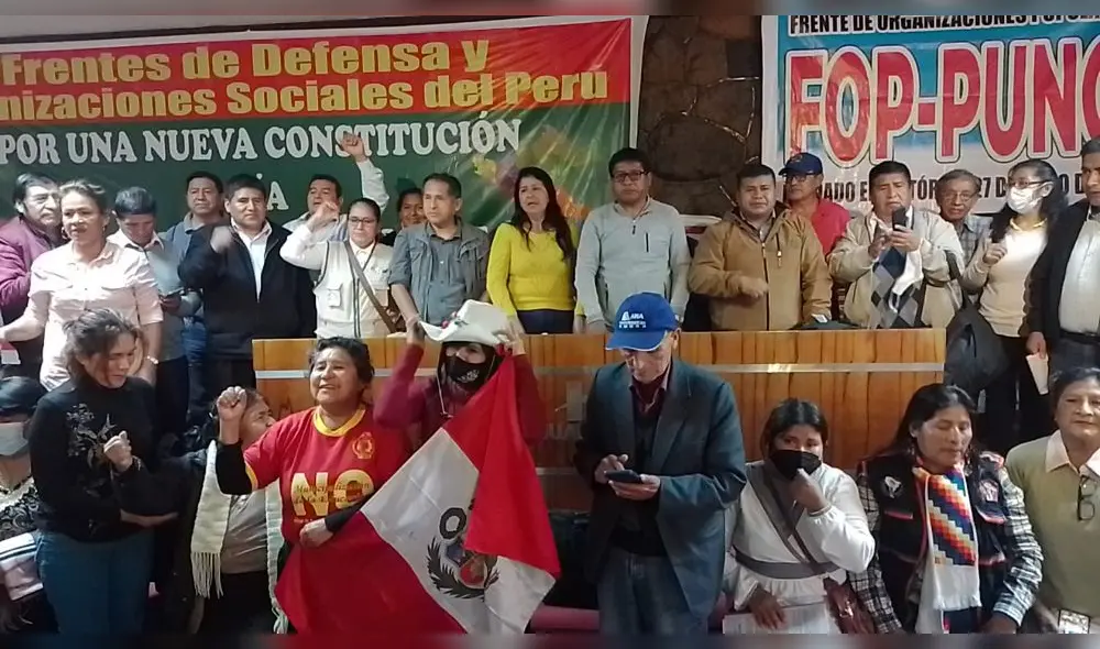 Bases de Puno se reunirán en la próximas semanas. Foto: FOP Puno Bases de Puno se reunirán en la próximas semanas. Foto: FOP Puno