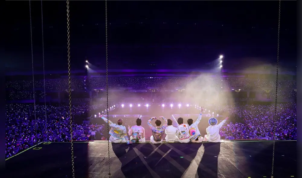 "Permission to dance". Imagen del concierto de BTS en Seoul. Foto: BigHit Music