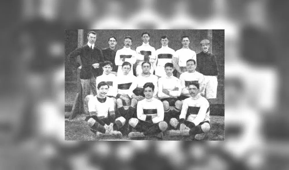 Equipo de fútbol del club Lima Cricket FBC de 1912. Foto: Lima Cricket FBC Equipo de fútbol del club Lima Cricket FBC de 1912. Foto: Lima Cricket FBC