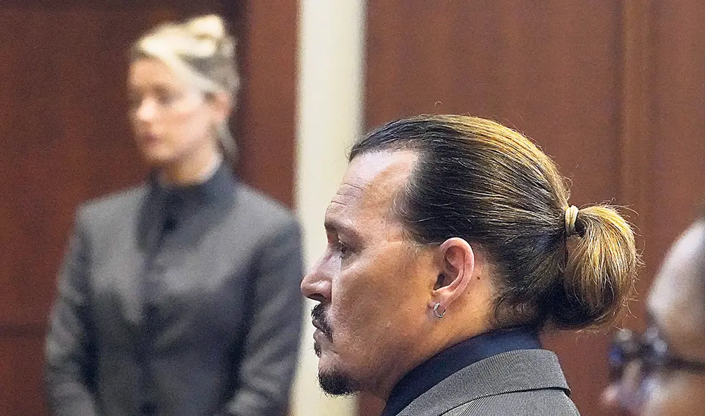 El actor acusa a su exesposa, Amber Heard, de haber cometido abuso físico en su contra. Foto: AFP