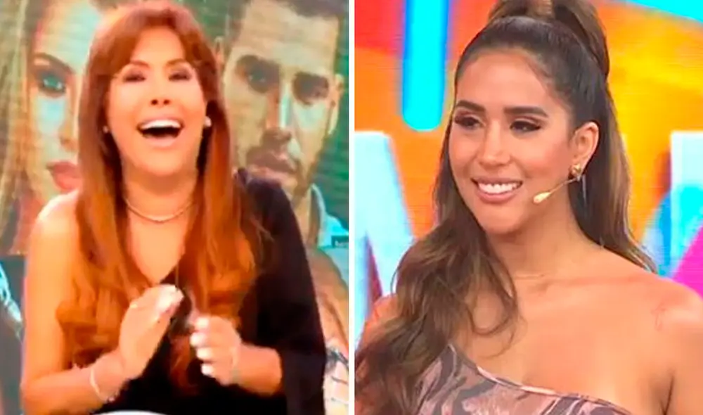Melissa Paredes y Magaly Medina se mandan fuertes comentarios a través de los medios. Foto: captura ATV/captura América TV