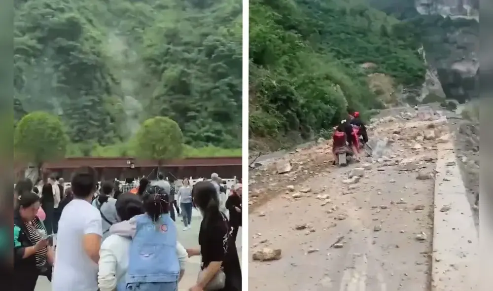 El Ministerio de Gestión de Emergencias de China activó el nivel 3 de alerta. Video: Twitter El Ministerio de Gestión de Emergencias de China activó el nivel 3 de alerta. Video: Twitter