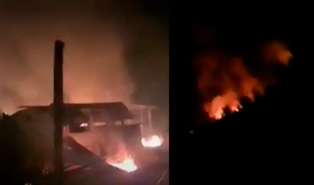 No se reportó ningún herido tras el incidente. Foto: captura de Canal N