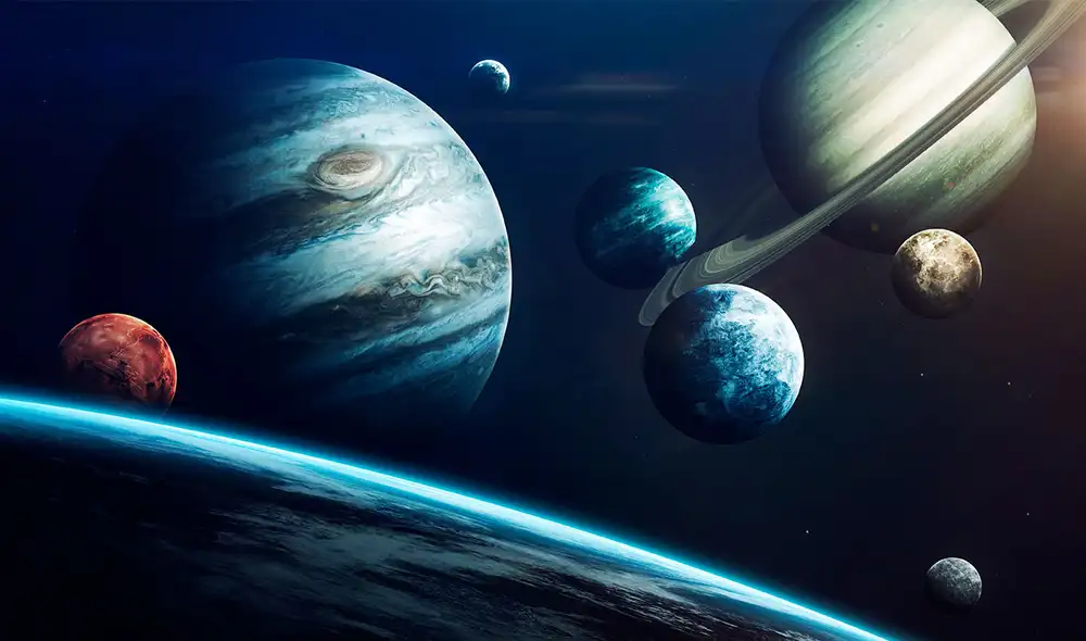 Las alineación de planetas sucederá solo desde la perspectiva de la Tierra. Foto: referencial / Adobe Stock