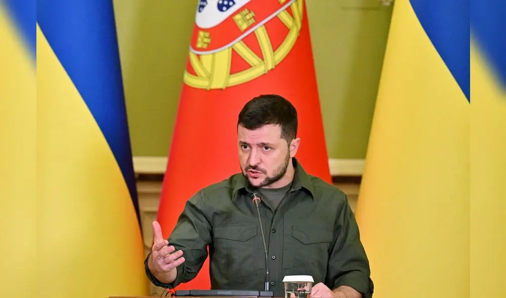 La esposa de Zelenski comentó que los problemas entre Kiev y Moscú no son un tema tabú en su familia. Foto: AFP