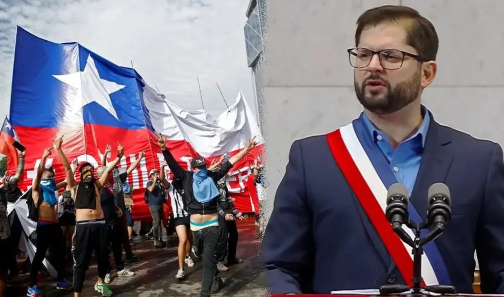 El gobierno presidente chileno rinde su primera Cuenta Pública ante el Congreso.Foto: Captura Radio ADN/AFP