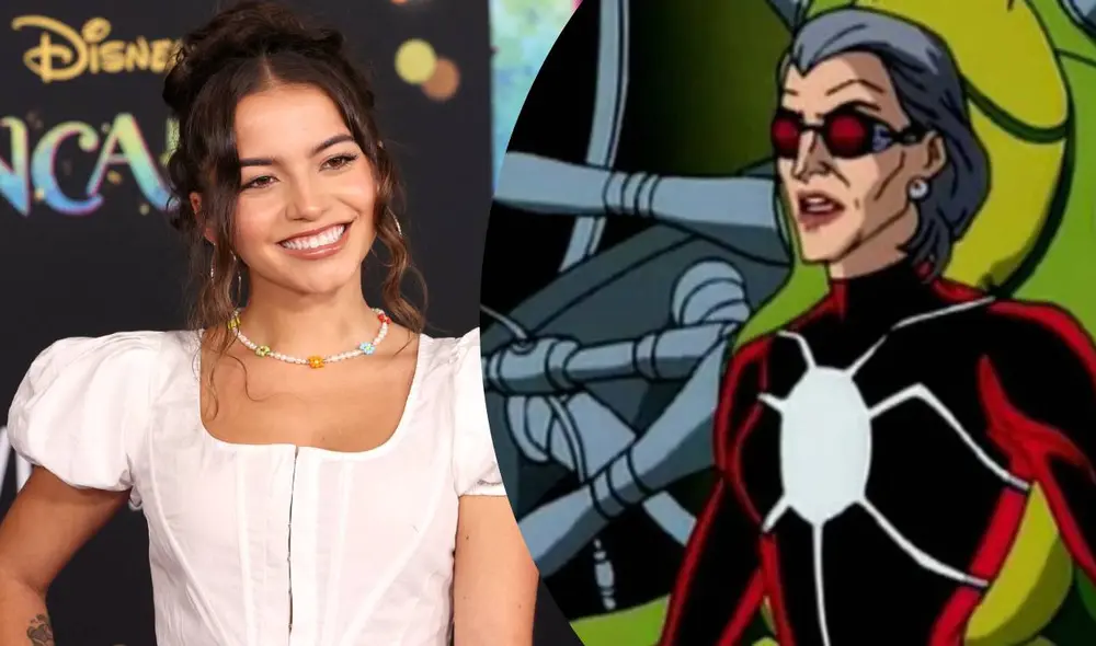 Isabela Merced, la actriz de origen peruano se une al cast de "Madame Web" en la próxima cinta de Marvel y Sony junto a Dakota Johnson y Sydney Sweeney. Foto: composición/ AFP / Marvel