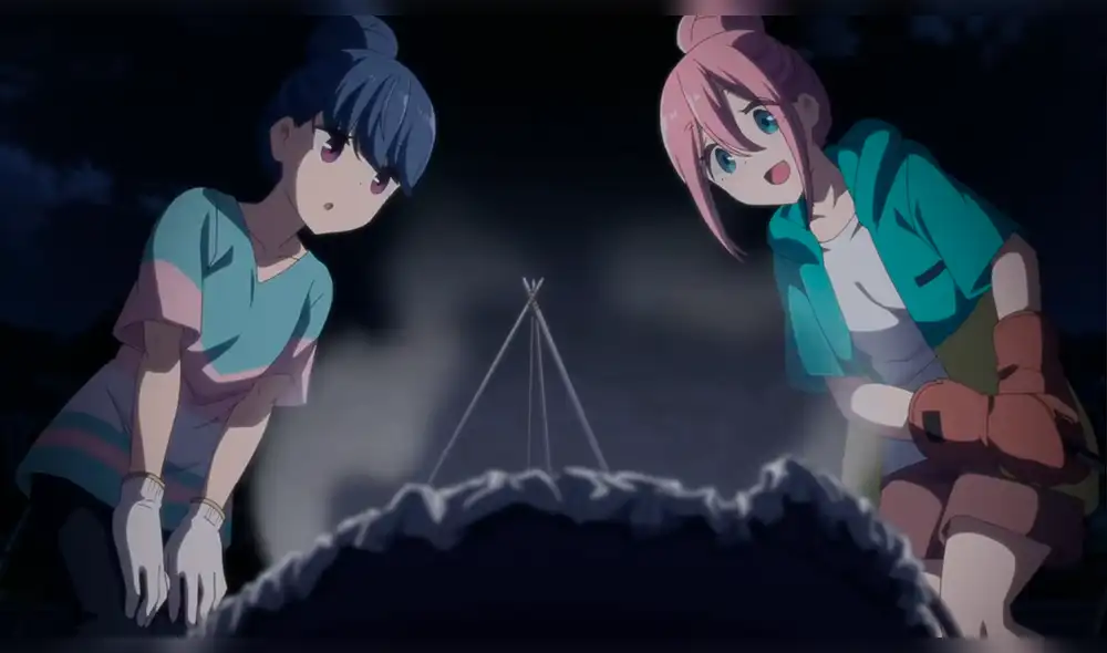 Rin y Nadeshiko de adultas en la película de "Yuru Camp". Foto: C-Station Rin y Nadeshiko de adultas en la película de "Yuru Camp". Foto: C-Station