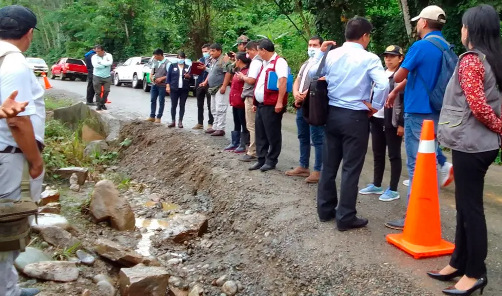 Municipalidad de Kimbiri alertó que tubería matriz se encontraba severamente afectada. Foto: Municipalidad de Kimbiri