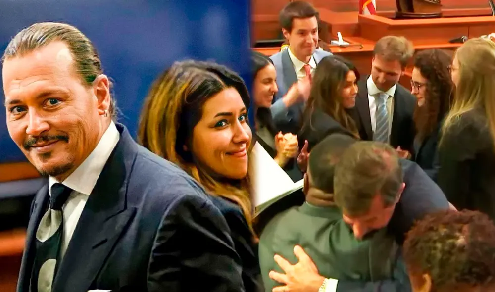 Johnny Depp confió en Camille Vasquez. Foto: composición / La República