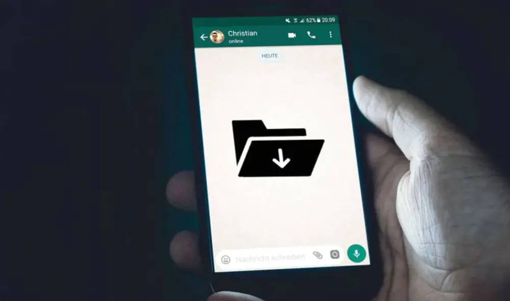 El proceso para descargar una conversación de WhatsApp es sencillo. Foto: CincoDías