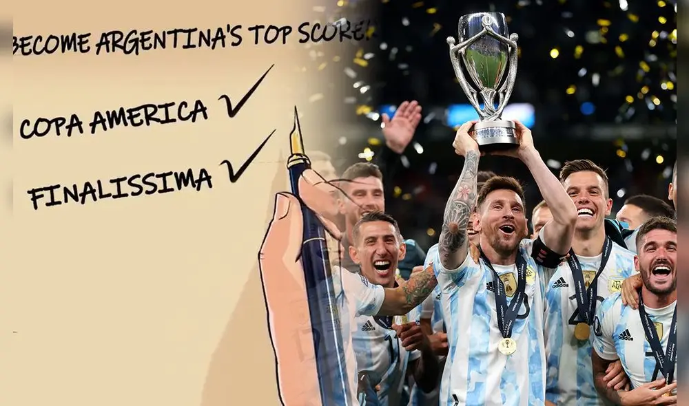 Lionel Messi sumó su segundo título con la selección argentina. Foto: captura FIFA/Twitter Copa América Lionel Messi sumó su segundo título con la selección argentina. Foto: captura FIFA/Twitter Copa América