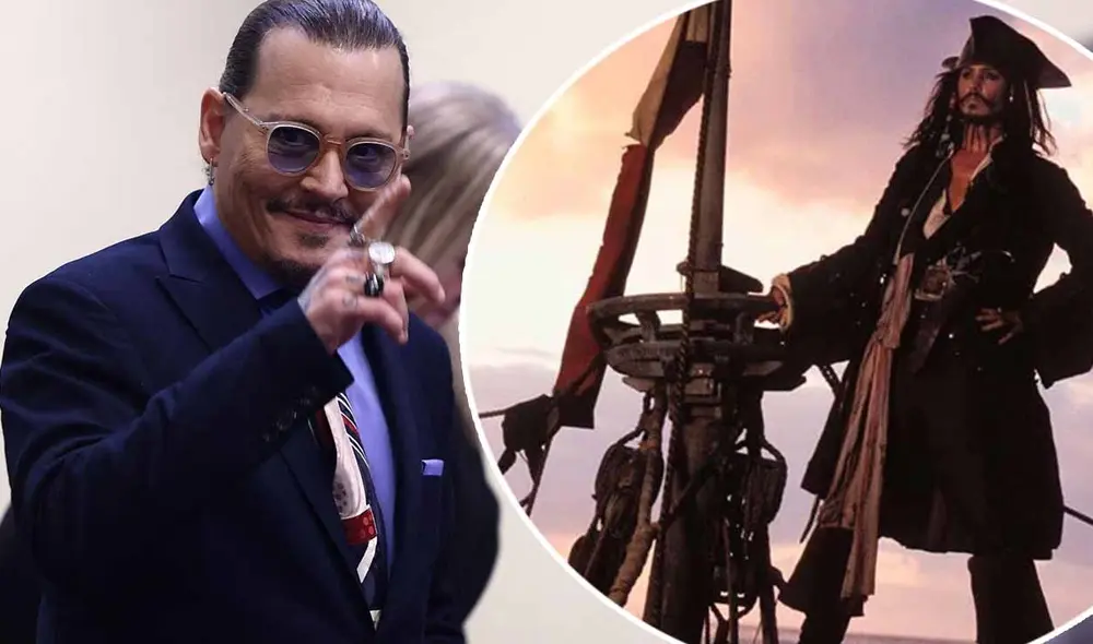 Una escena de "Piratas del Caribe" se volvió tendencia gracias a un meme que parodia la victoria de Johnny Depp en el juicio contra Amber Heard. Foto: composición/ AFP / difusión