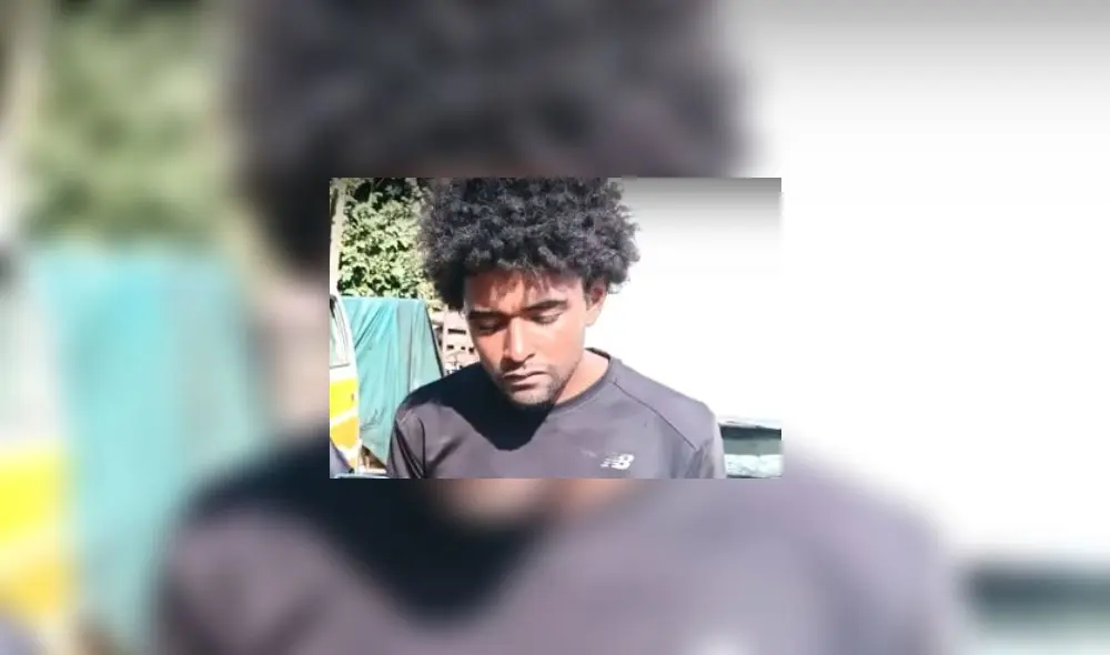 Asaltante fue detenido por agentes de Seguridad Ciudadana de Trujillo. captura video Sol Tv