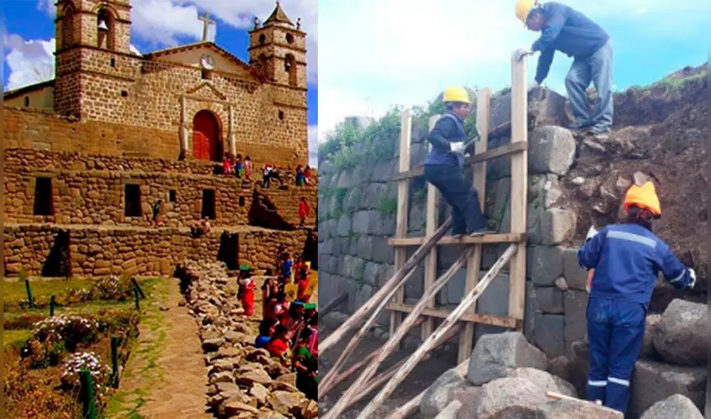 Hasta la fecha, el templo prehispánico de Vilcashuamán sigue en riesgo. Foto: composición Andina / Qhapaqñan Hasta la fecha, el templo prehispánico de Vilcashuamán sigue en riesgo. Foto: composición Andina / Qhapaqñan