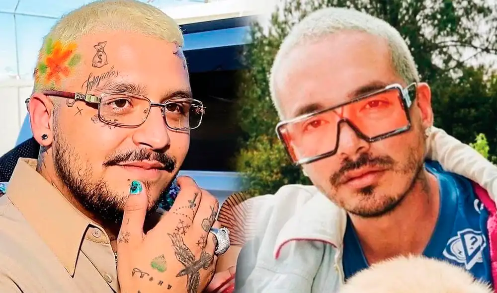 Chrisian Nodal le dejó en claro a J Balvin que lo tomen como objeto de burla en redes. Foto: composición LR/Instagram