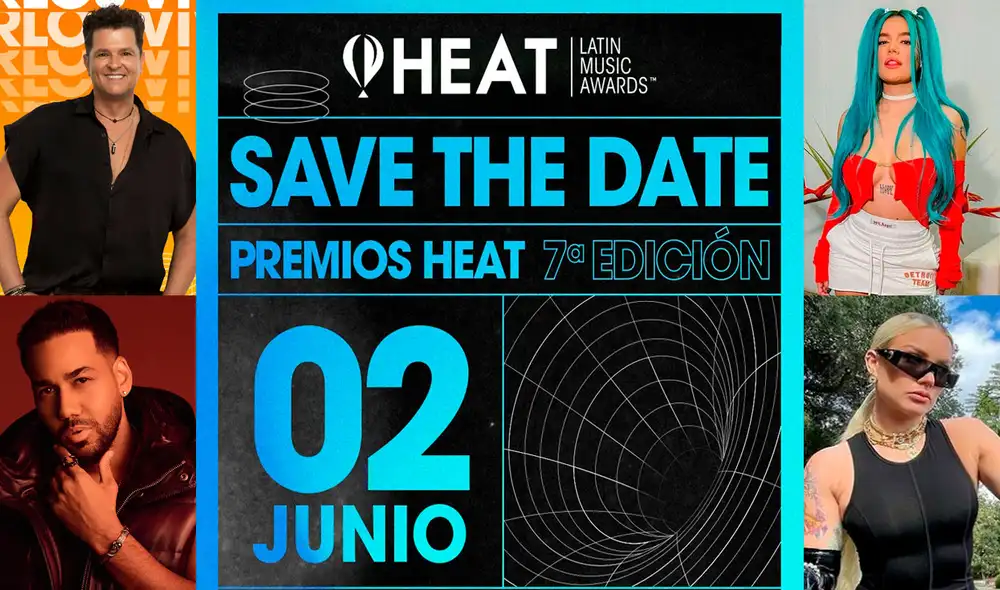 La séptima edición de los Premios Heat se celebrará en República Dominicana. Foto: composición / Facebook / Instagram La séptima edición de los Premios Heat se celebrará en República Dominicana. Foto: composición / Facebook / Instagram