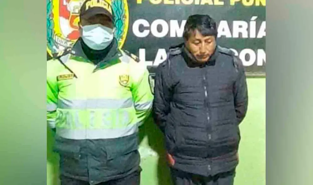 Sujeto fue capturado tras intentar huir del lugar. Foto: PNP