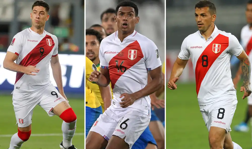 Ormeño, López y Costa jugaron algunos partidos de las eliminatorias. Foto: composición GLR/EFE