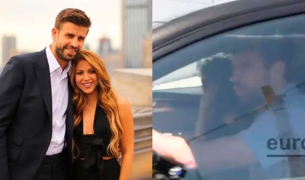 Shakira y Gerard Piqué guardaron silencio luego de ser abordados por la prensa. Foto: composición / Shakira/Instagram / captura Europa Press