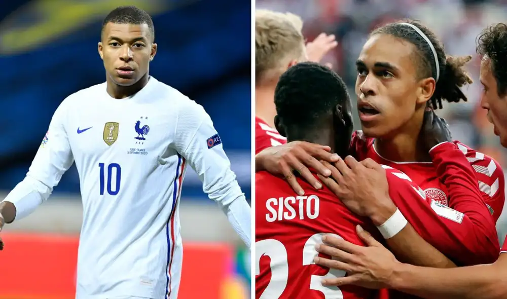 Francia y Dinamarca jugarán en el Stade de France. Foto: composición EFE. Francia y Dinamarca jugarán en el Stade de France. Foto: composición EFE.