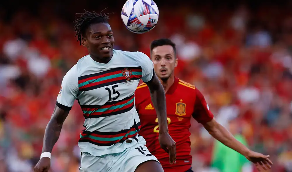 Portugal visitó a España en el estadio Benito Villamarín. Foto: EFE Portugal visitó a España en el estadio Benito Villamarín. Foto: EFE
