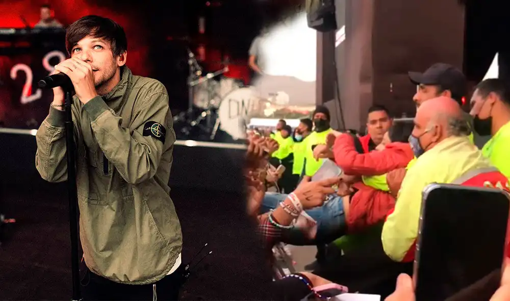 El concierto de Louis Tomlinson recordó el show de Servando y Florentino en la Feria del Hogar. Foto: composición LR/ Louist91/Instagram