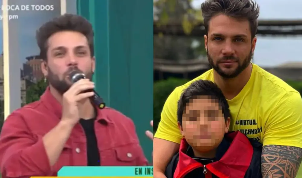 Nicola Porcella contó que su pequeño Adriano lleva terapia para poder entender la situación de sus padres. Foto: captura América TV / Instagram