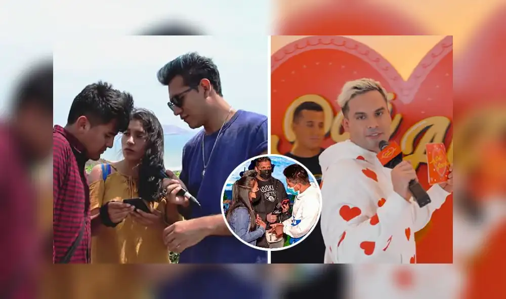 Los influencers peruanos caminaron por las calles de Lima para probar la fidelidad de las parejas. Foto: composición LR/YouTube