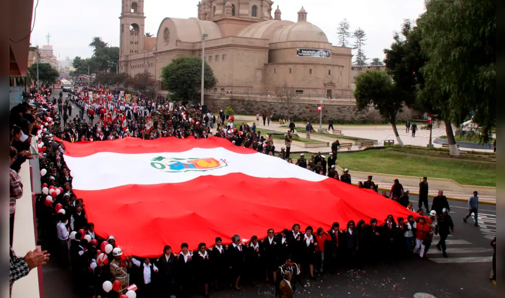 Cada 7 de junio en Perú se celebra el Día de la Bandera en honor a nuestros héroes nacionales. Foto: GLR
