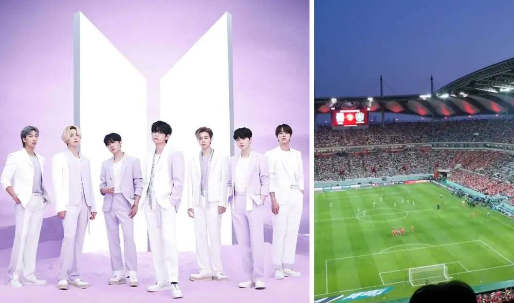 Aunque BTS no asistió como boyband al estadio, ARMY pudo disfrutar sus éxitos musicales en el partido amistoso de Corea del Sur y Brasil. Foto: composición La República / BIGHIT / captura Twitter @MayaPark28 Aunque BTS no asistió como boyband al estadio, ARMY pudo disfrutar sus éxitos musicales en el partido amistoso de Corea del Sur y Brasil. Foto: composición La República / BIGHIT / captura Twitter @MayaPark28