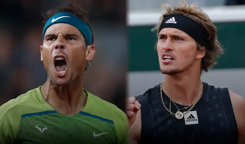 Rafael Nadal vs. Alexander Zverev: se enfrentarán el número 5 y el 3 del mundo. Foto: composición de La República/EFE/AFP