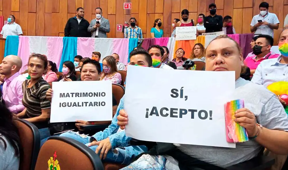 El proyecto de ley de matrimonio igualitario fue aprobado con 38 votos a favor. Foto: Diario Milenio El proyecto de ley de matrimonio igualitario fue aprobado con 38 votos a favor. Foto: Diario Milenio