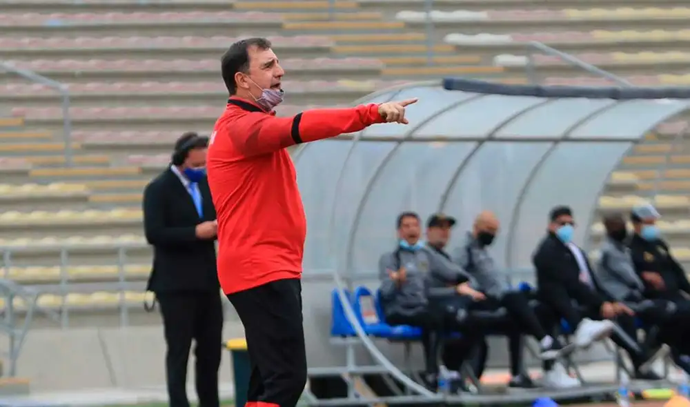 Lorenzo tuvo su debut como técnico con FBC Melgar. Foto: Liga 1